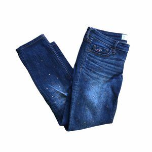 Hollister Medium Rise Diamond 1R Skinny Jeans